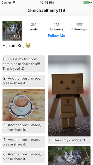 MHPinterestLayout screenshot